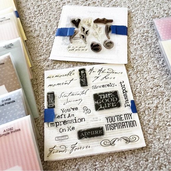 Lot of 32 Close To My Heart Acrylix Clear Stamps - Scrapbooking Cards Stamping - Picture 7 of 13